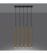 Pastelo Modern Bar Pendant Ceiling Light Polished Gold 5x G9-3