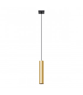 Lagos Modern Slim Pendant Ceiling Light Polished Gold 1x GU10-1