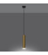 Lagos Modern Slim Pendant Ceiling Light Polished Gold 1x GU10-3