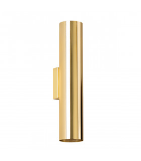 Lagos Modern Up & Down Wall Lamp Polished Gold 2x GU10-1