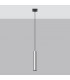 Lagos Modern Slim Pendant Ceiling Light Chrome 1x GU10-2
