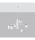 Lemmi Modern Multi Arm Pendant Ceiling Light White 6x GU10-2