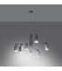 Lemmi Modern Multi Arm Pendant Ceiling Light White 6x GU10-3