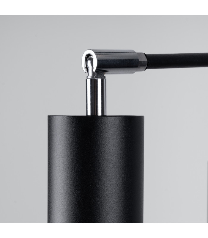 Lemmi Modern Multi Arm Pendant Ceiling Light Black 6x GU10-4