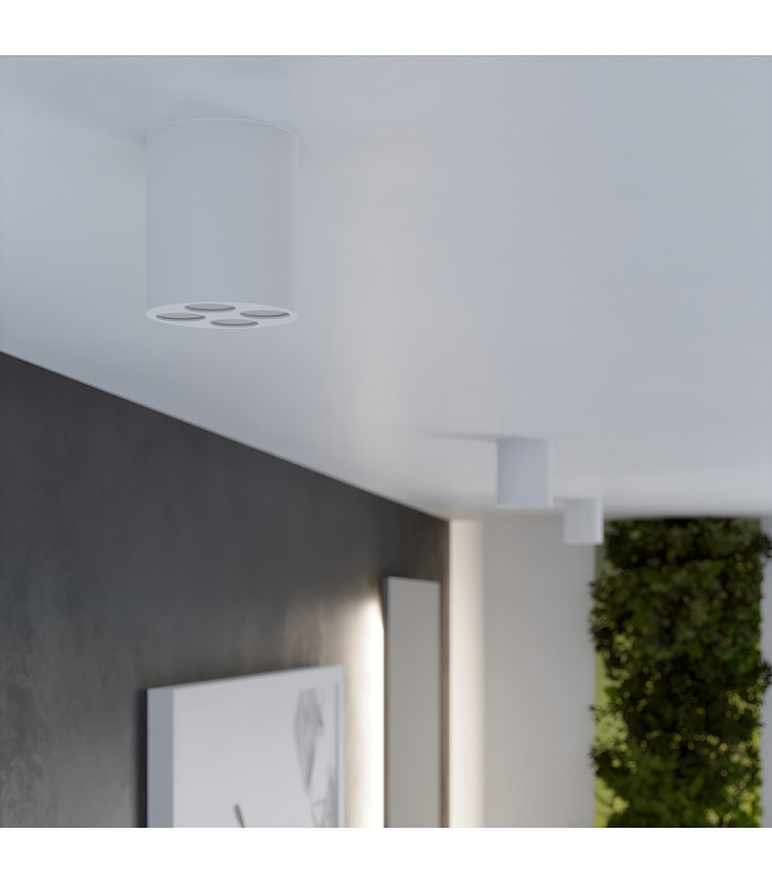 Zoe Round Minimalistic Surface Mounted Downlight White-8