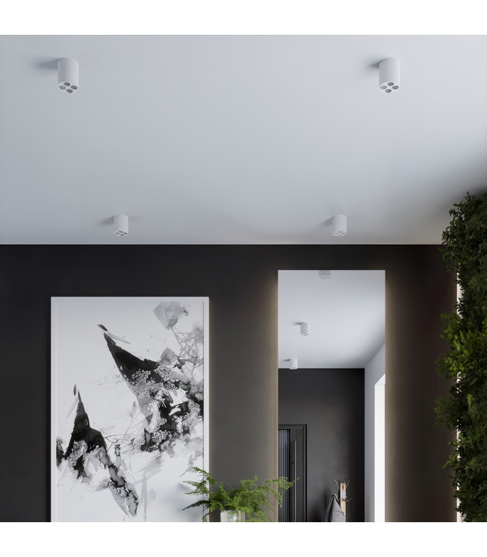Zoe Round Minimalistic Surface Mounted Downlight White-9