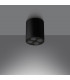 Zoe Round Minimalistic Surface Mounted Downlight Black-3