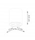 Zoe Round Minimalistic Surface Mounted Downlight Black-5