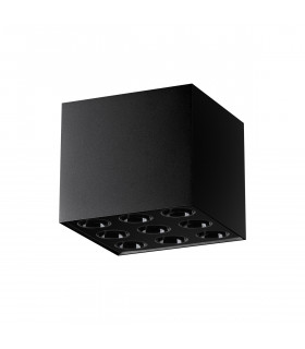 Ozzy Minimalistic Surface Mounted Downlight Black-1
