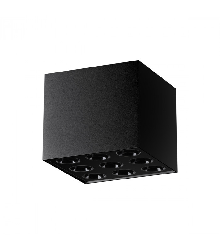 Ozzy Minimalistic Surface Mounted Downlight Black-1