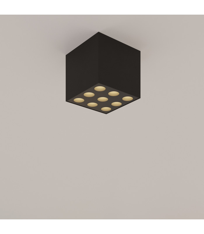 Ozzy Minimalistic Surface Mounted Downlight Black-8