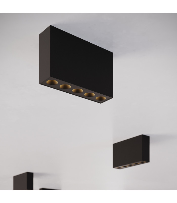 Sole Minimalistic Surface Mounted Downlight Black-8