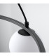 Yoli Modern Globe Pendant Ceiling Light Black 3x G9-4