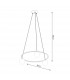 Yoli Modern Globe Pendant Ceiling Light Black 3x G9-5