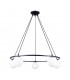 Yoli Modern Globe Pendant Ceiling Light Black 5x G9-1