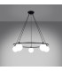 Yoli Modern Globe Pendant Ceiling Light Black 5x G9-3