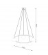 Yoli Modern Globe Pendant Ceiling Light Black 5x G9-5