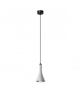 Rea Modern Dome Pendant Ceiling Light Concrete 1x E14-1