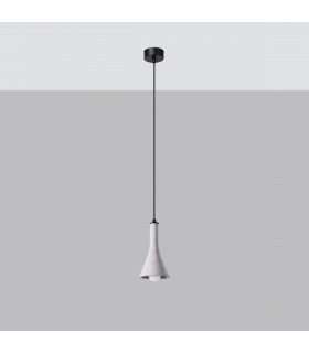 Rea Modern Dome Pendant Ceiling Light Concrete 1x E14-2