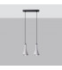 Rea Modern Bar Pendant Ceiling Light Concrete 2x E14-2