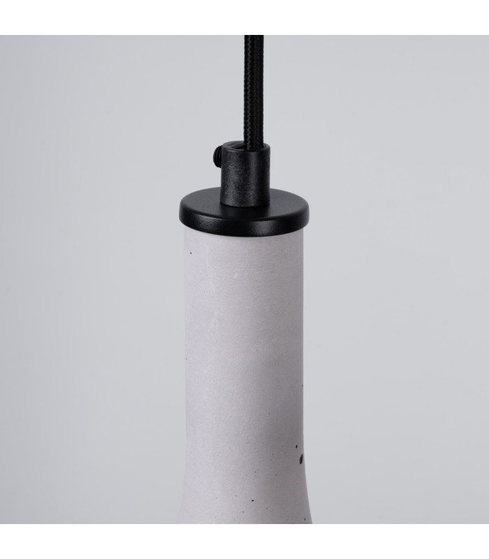 Rea Modern Bar Pendant Ceiling Light Concrete 2x E14-4