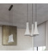 Rea Modern Bar Pendant Ceiling Light Concrete 3x E14-7