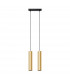 Lagos Modern Bar Pendant Ceiling Light Polished Gold 2x GU10-1