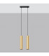 Lagos Modern Bar Pendant Ceiling Light Polished Gold 2x GU10-2