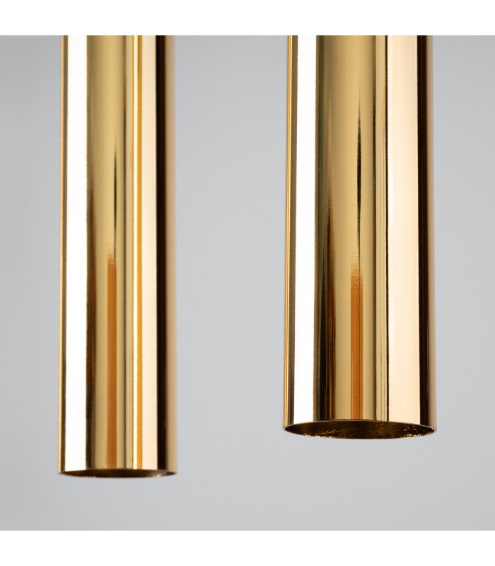 Lagos Modern Bar Pendant Ceiling Light Polished Gold 2x GU10-4
