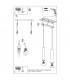 Lagos Modern Bar Pendant Ceiling Light Polished Gold 2x GU10-6
