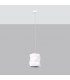 Gobi Modern Slim Pendant Ceiling Light White 1x E27-2