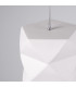 Gobi Modern Slim Pendant Ceiling Light White 1x E27-4