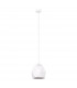 Mint Modern Slim Pendant Ceiling Light White 1x E27-1