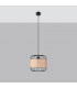 Fost Industrial Wire Frame Pendant Ceiling Light Black 1x E27-2