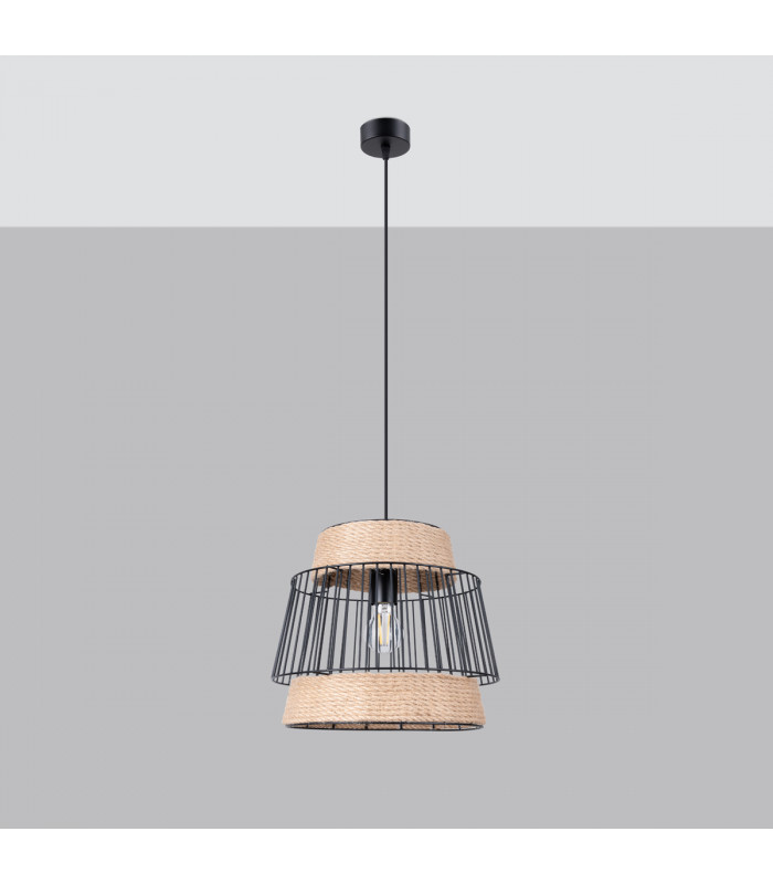 Brilo Industrial Batten Black 1x E27-2