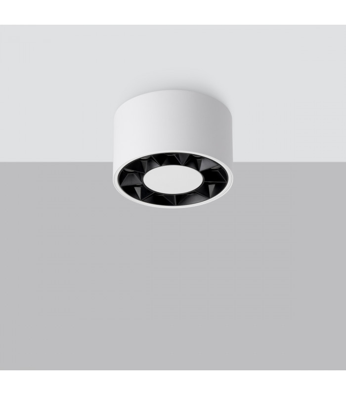 Dio Minimalistic Surface Mounted Downlight Black White-2