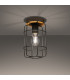 Gotto Industrial Surface Mounted Downlight Black 1x E27-3