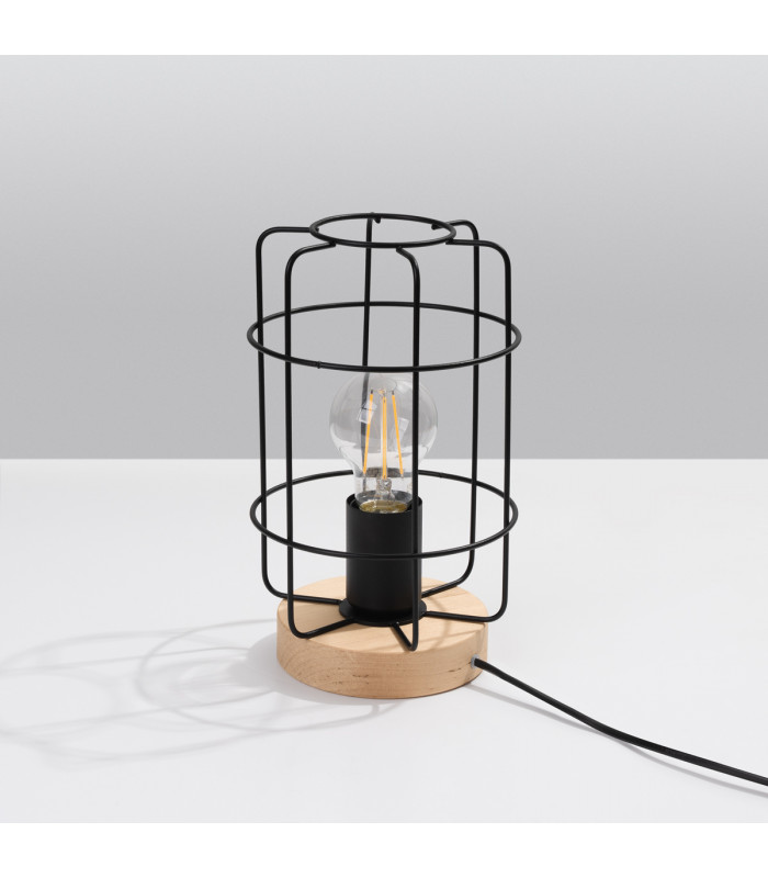 Gotto Industrial Table Lamp Black 1x E27-2