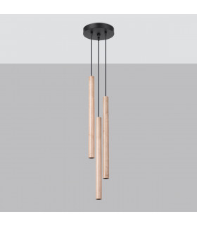 Pastelo Modern Batten Wood 3x G9-2