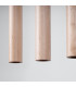 Pastelo Modern Bar Pendant Ceiling Light Wood 5x G9-4
