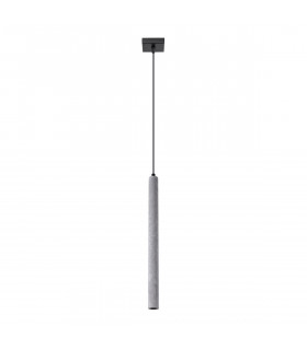 Pastelo Modern Slim Pendant Ceiling Light Concrete 1x G9-1