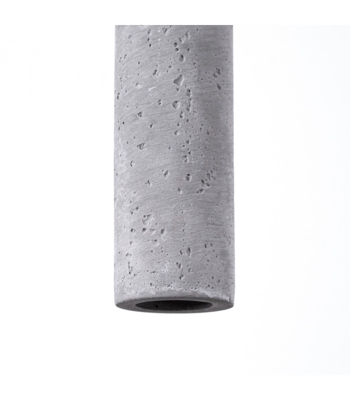 Pastelo Modern Slim Pendant Ceiling Light Concrete 1x G9-4