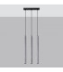 Pastelo Modern Bar Pendant Ceiling Light Concrete 3x G9-2