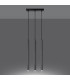 Pastelo Modern Bar Pendant Ceiling Light Concrete 3x G9-3