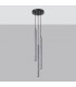 Pastelo Modern Cluster Pendant Ceiling Light Concrete 3x G9-2