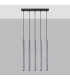 Pastelo Modern Bar Pendant Ceiling Light Concrete 5x G9-2