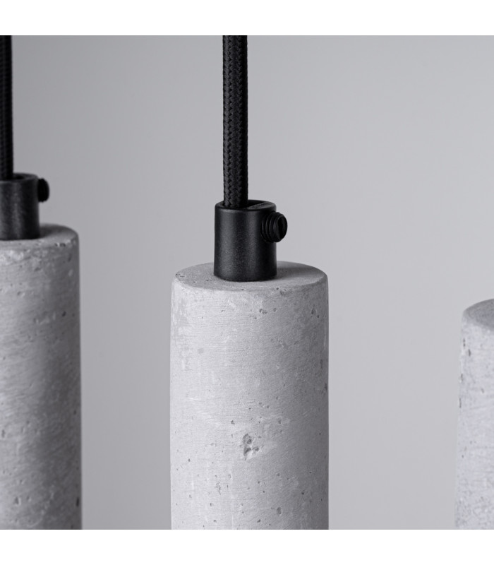 Pastelo Modern Bar Pendant Ceiling Light Concrete 5x G9-4