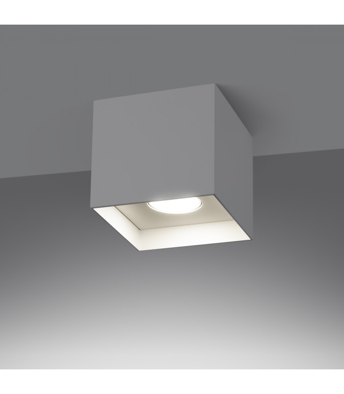 Hati Square Minimalistic Surface Mounted Downlight White 1x GU10-3