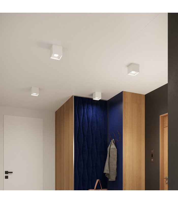 Hati Square Minimalistic Surface Mounted Downlight White 1x GU10-9