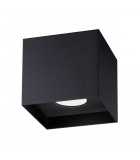 Hati Square Minimalistic Surface Mounted Downlight Black 1x GU10-1